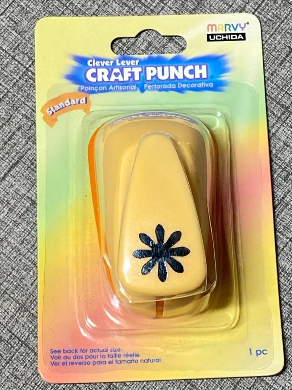 NEW Marvy Uchida “Clever Lever” RARE Rounded Button Craft Paper Punch 3pc Lot